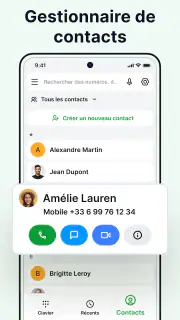 Contacts - Appel Téléphonique screenshot 3