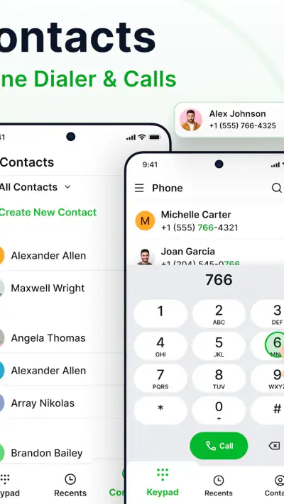 Contacts - Phone Calls screenshot 1