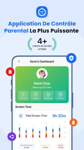 Contrôle Parental FamilyTime screenshot 1