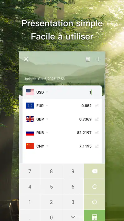 Convertisseur de devises screenshot 1