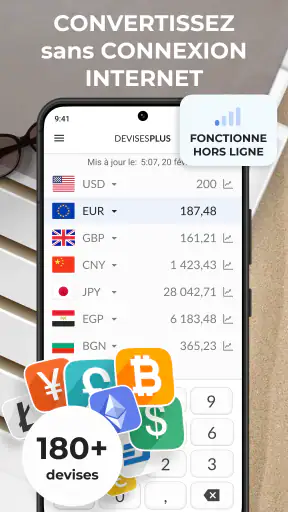 Convertisseur de Devises Plus screenshot 1