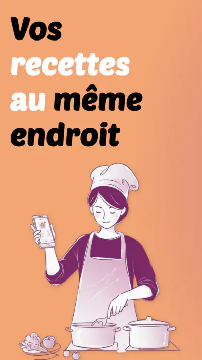 CookBooker: Recettes & Menus screenshot 1