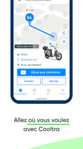 Cooltra Scooters libre-service screenshot