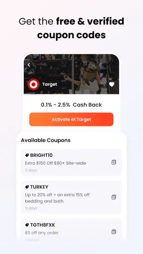 Coupert - Coupons & Cash Back screenshot 1