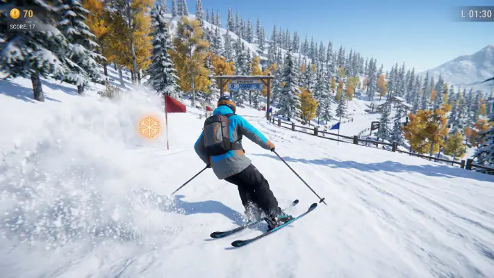 Course de skateboard descente screenshot 1