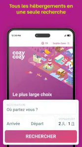 Cozycozy Tous les Hébergements screenshot