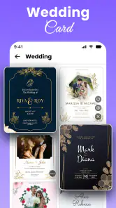 Créateur cartes d'invitation screenshot