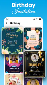 Créateur cartes d'invitation screenshot