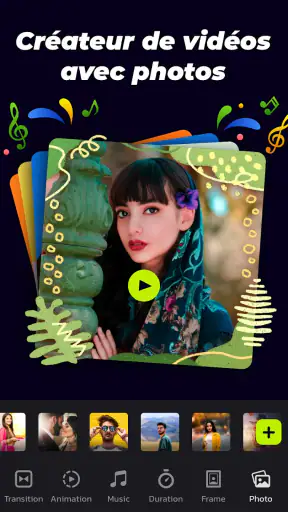 Créateur de vidéo avec musique screenshot 1