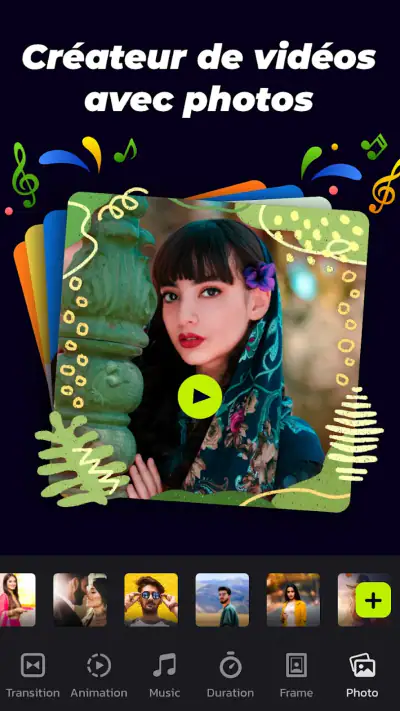 Créateur de vidéo avec musique screenshot 1