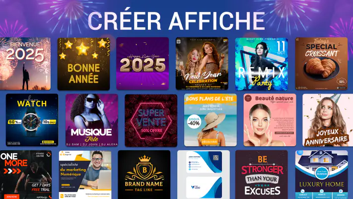 Créer affiche, publicitaire screenshot 1