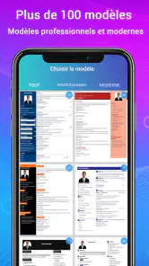 Créer CV, Lettre de motivation screenshot