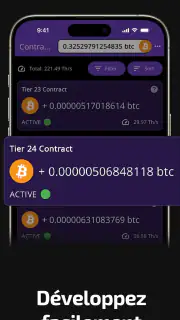 Crypto Cloud: Minage Bitcoin screenshot 4