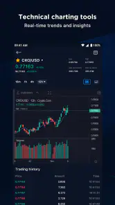 Crypto.com Advanced Trading screenshot