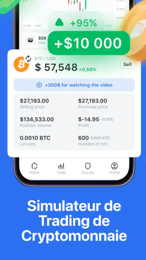 Cryptoguru: Trading Simulateur screenshot 1