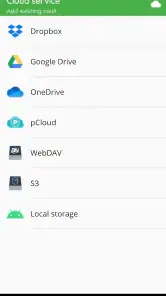 Cryptomator screenshot