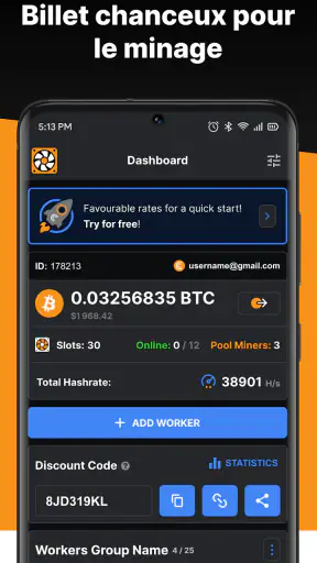 CryptoTab Farm: L'or Numérique screenshot 1