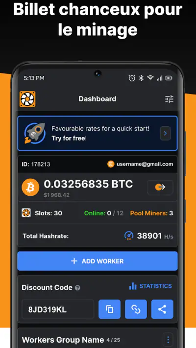CryptoTab Farm: L'or Numérique screenshot 1