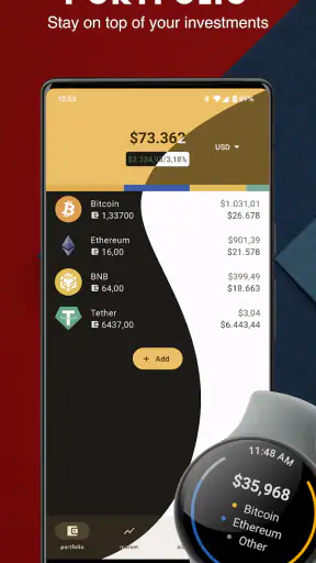CryptoWatch screenshot 1