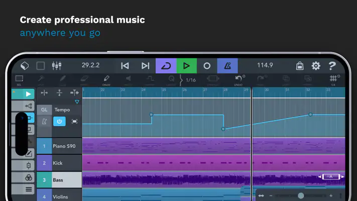 Cubasis 3 - DAW & Music Studio screenshot 1