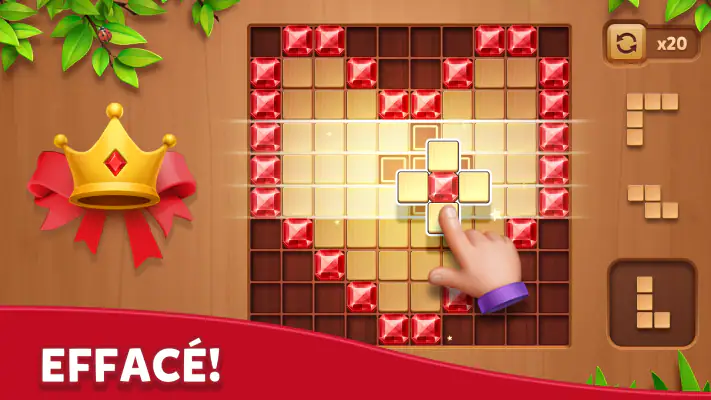 Cube Block - Jeu Woody Puzzle screenshot 1
