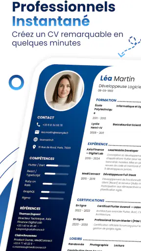 CV Designer - Créateur de CV screenshot 1