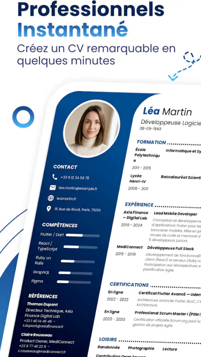 CV Designer - Créateur de CV screenshot 1