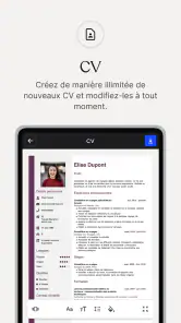 CV.fr : CV designer en ligne screenshot