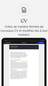 CV.fr : CV designer en ligne screenshot