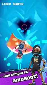 Cyber Surfer Aventure musicale screenshot