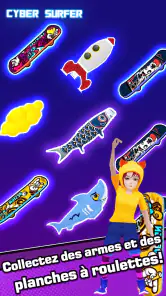 Cyber Surfer Aventure musicale screenshot