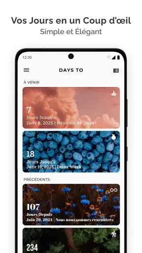 Days To | Compte à Rebours screenshot 1