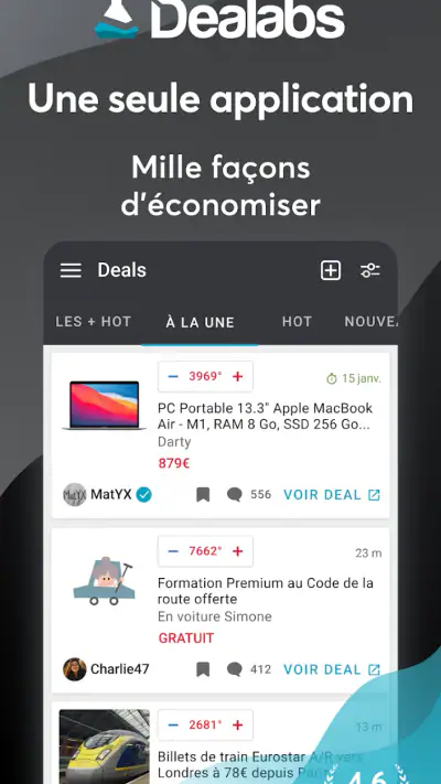 Dealabs – bons plans & promos screenshot 1