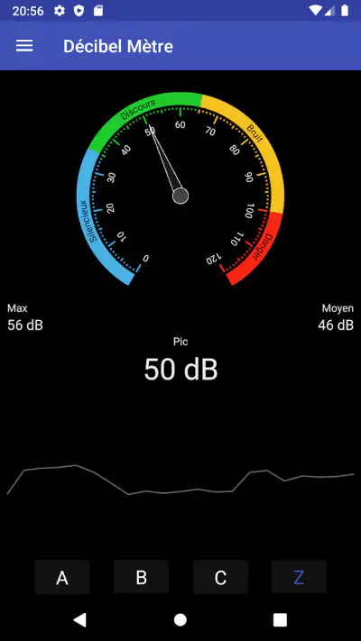 Decibel Meter - Sonomètre screenshot 1