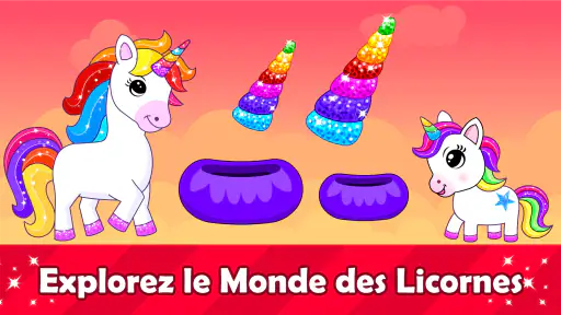 Des licorne jeux pour enfants screenshot