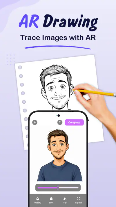 Dessin AR - Croquis Anime screenshot 1