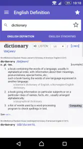 Dictionnaire Anglais-F WordRef screenshot