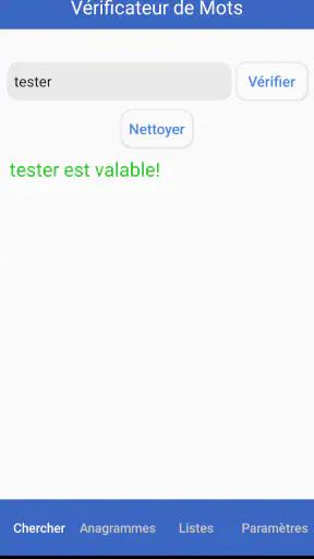 Dictionnaire de Scrabble screenshot 1