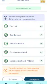 digihosp PATIENT screenshot