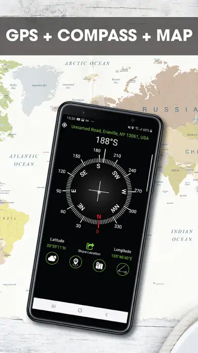 Digital Compass for Android screenshot 1