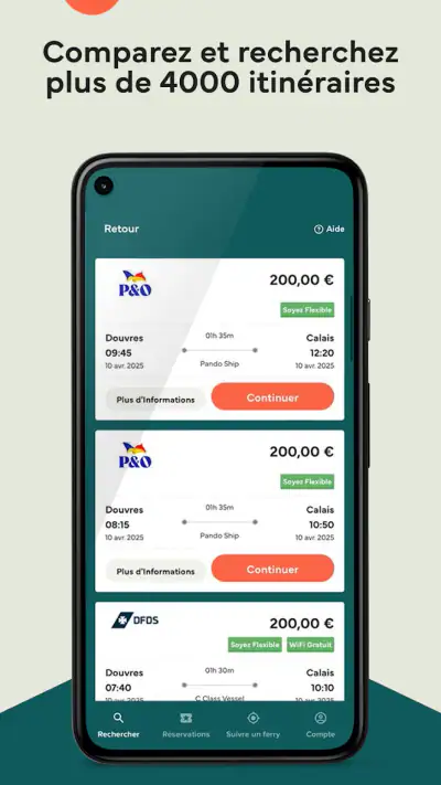 Direct Ferries - Billets screenshot 1