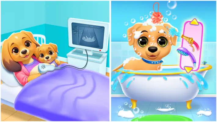 Jeu de Bébé Chiot screenshot 1