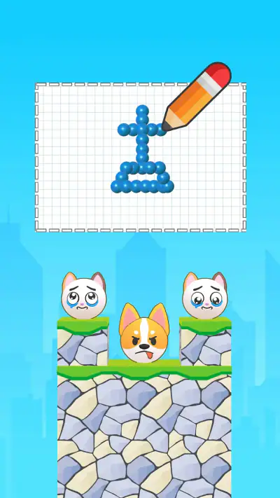 Draw Puzzle: Break The Dog screenshot 1