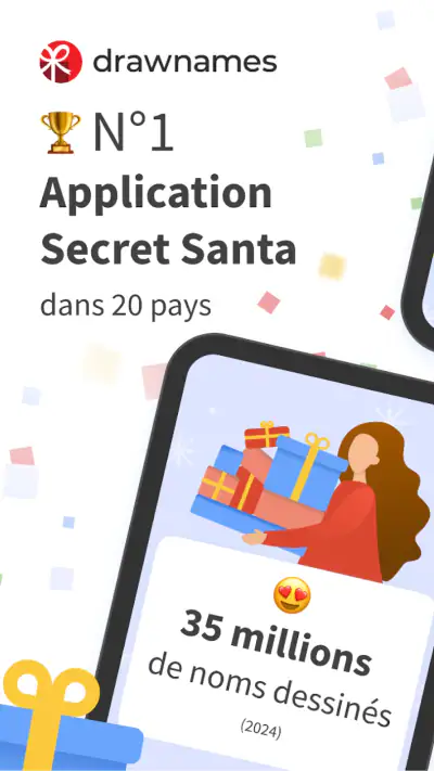 drawnames | L'app Secret Santa screenshot 1
