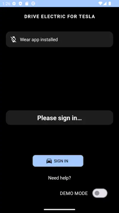 DRIVE Electric for Tesla screenshot 1