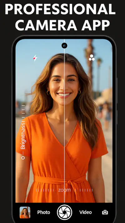 DSLR HD Camera : 4K HD Camera screenshot 1