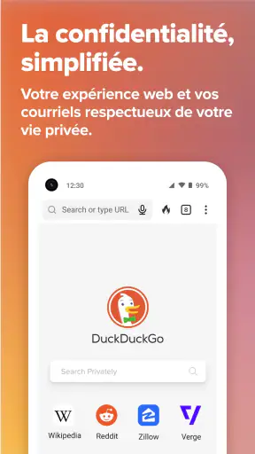 DuckDuckGo Private Browser screenshot 1