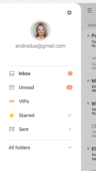 E-mail screenshot 1