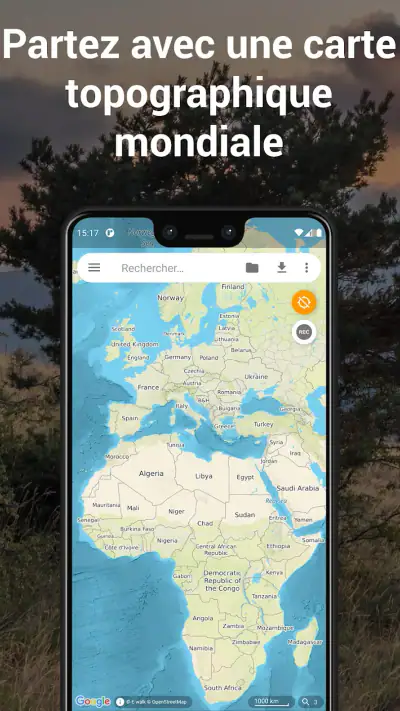 E-walk - GPS de randonnée screenshot 1