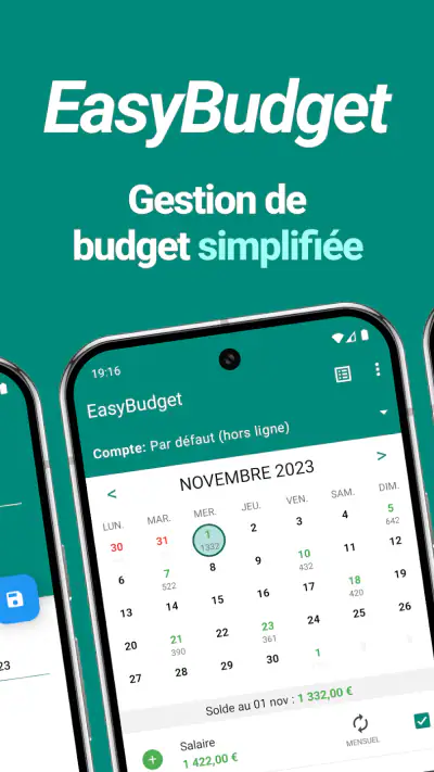 EasyBudget - Budget personnel screenshot 1